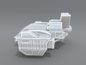 spaceship 3D Print Model