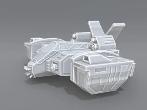 spaceship 3D Print Model