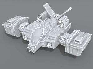 spaceship 3D Print Model