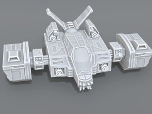 spaceship 3D Print Model