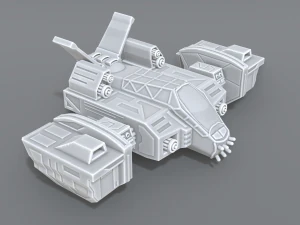 spaceship 3D Print Model