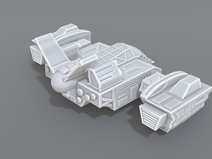 spaceship Modèles 3D en vedette