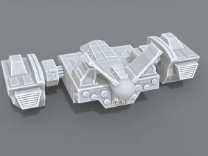spaceship 3D Print Model