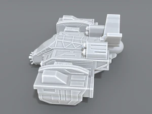 spaceship 3D Print Model