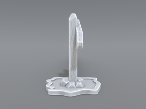 medieval road sign 3D Print Model