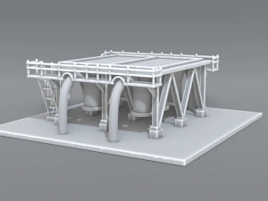 tanque industrial Modelo de impresión 3D
