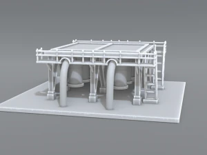 industrial tank 3D Print Model