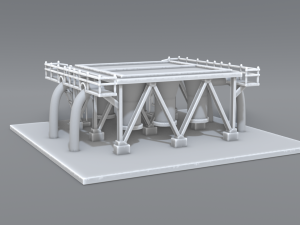 industrial tank 3D Print Model