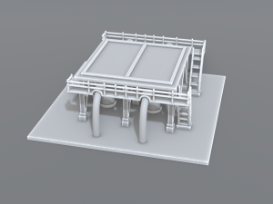industrial tank 3D Print Model