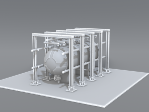 industrial tank 3D-printmodel