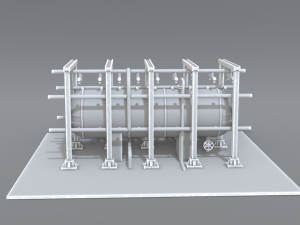 industrial tank 3Dプリントモデル