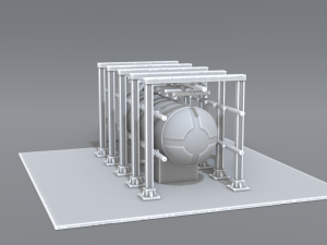 industrial tank 3Dプリントモデル