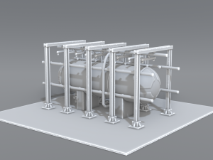 industrial tank 3Dプリントモデル