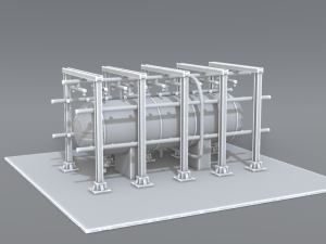industrial tank 3Dプリントモデル