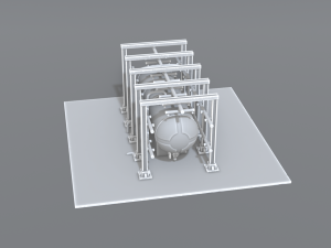 industrial tank 3Dプリントモデル