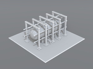 industrial tank 3Dプリントモデル