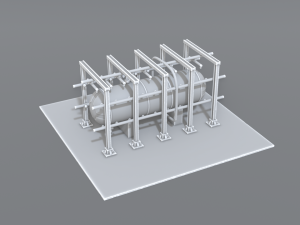 industrial tank 3Dプリントモデル