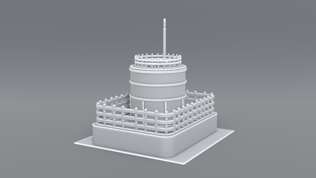 industrial tank Modelo de impresión 3D .c4d .max .obj .3ds .fbx .stl .blend 