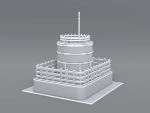 tanque industrial Modelo de impresión 3D