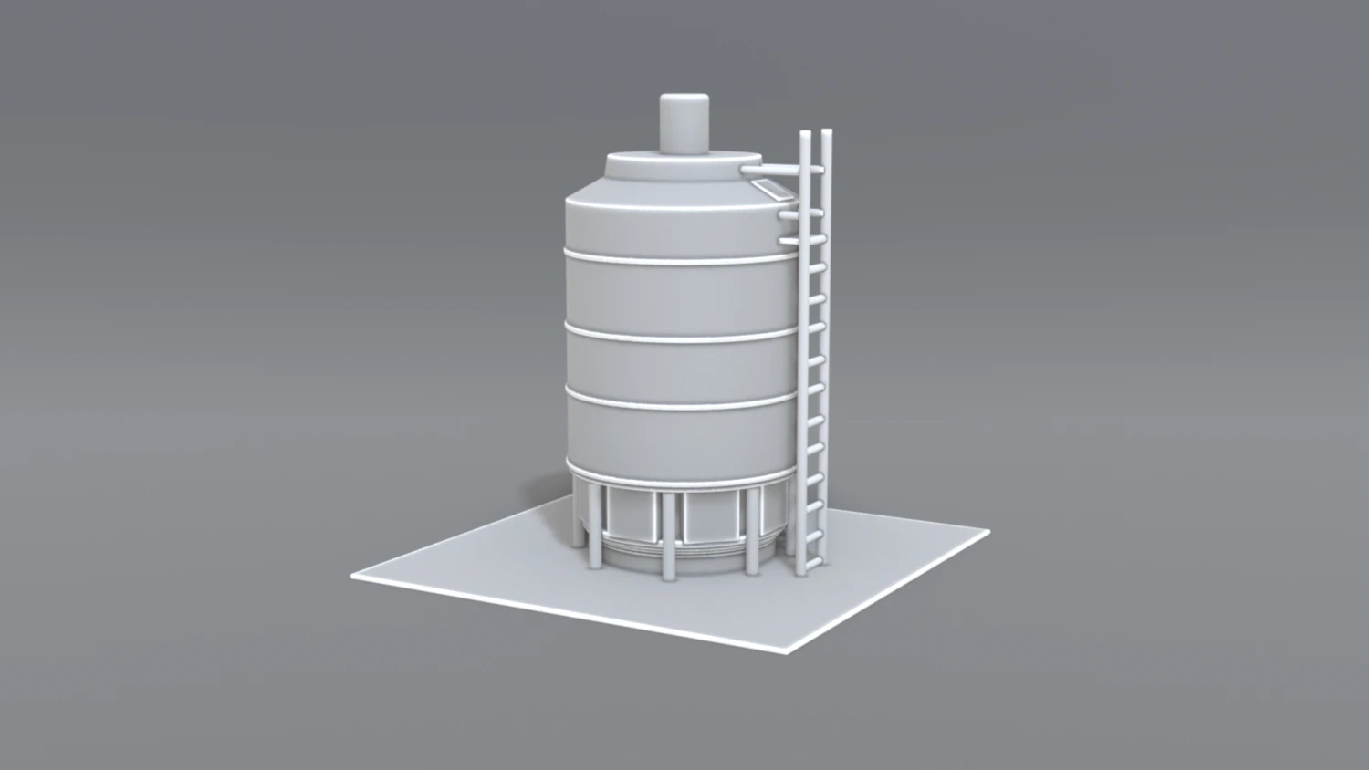 tanque industrial Modelo de Impressão 3D .c4d .max .obj .3ds .fbx .stl .blend 