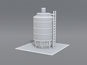 industrial tank 3D-printmodel