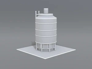 tanque industrial Modelo de Impressão 3D