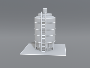industrial tank 3D-printmodel