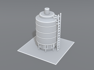 industrial tank 3D-printmodel