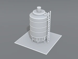 tanque industrial Modelo de Impressão 3D
