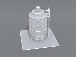 tanque industrial Modelo de Impressão 3D
