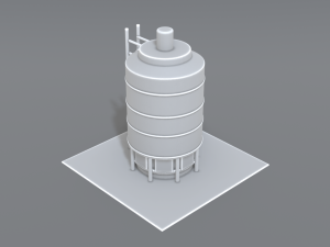 industrial tank 3D-printmodel