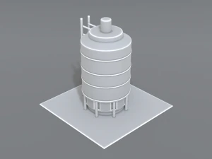 tanque industrial Modelo de Impressão 3D