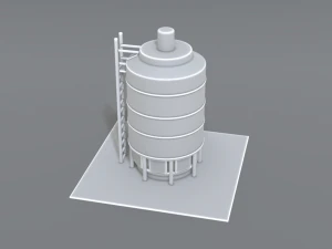 tanque industrial Modelo de Impressão 3D