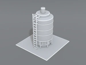 tanque industrial Modelo de Impressão 3D