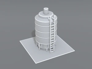 tanque industrial Modelo de Impressão 3D