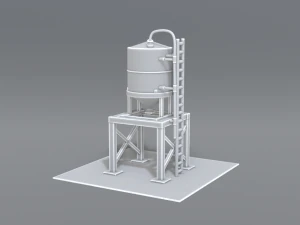 tanque industrial Modelo de impresión 3D