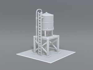 industrial tank Modelo de Impressão 3D