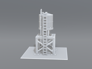 industrial tank Modelo de Impressão 3D