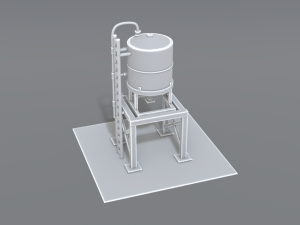 industrial tank Modelo de Impressão 3D