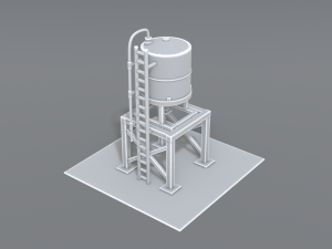 industrial tank Modelo de Impressão 3D