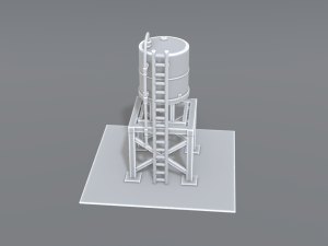 industrial tank Modelo de Impressão 3D