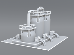 industrial tank Modelo de Impressão 3D