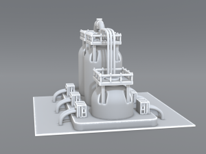 industrial tank 3D 프린트 모델