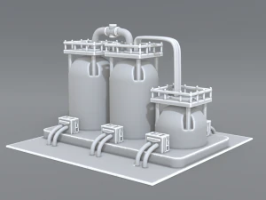industrial tank 3D Print Model