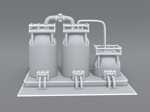 industrial tank 3D 프린트 모델