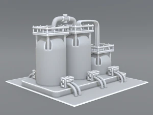 industrial tank 3D Print Model