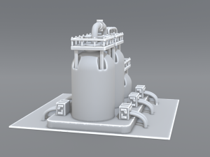 industrial tank 3D 프린트 모델