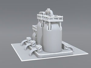 industrial tank 3D 프린트 모델