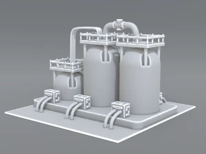 industrial tank 3D Print Model