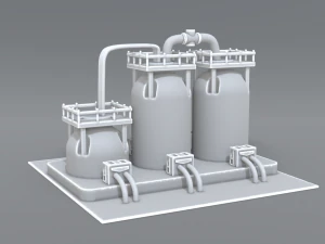 industrial tank 3D Print Model